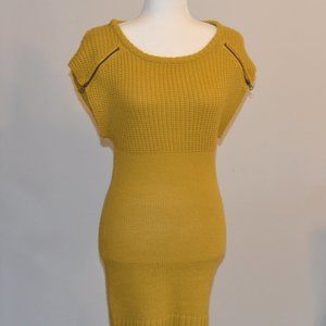 8/$20 Red Paint Collection Yellow Sweater Dress